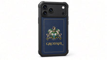 
Charger l'image dans la galerie, Heritage phone case for iPhone, deep navy and gold