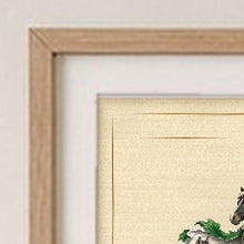 
Charger l'image dans la galerie, Natural frame corner detail with conservation mount (illustrative mockup)