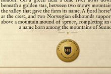 
Charger l'image dans la galerie, Executive Surname Coat of Arms Museum Print Pair with Extended Family History