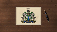 
Carica l'immagine nel visualizzatore di Gallery, Coat of Arms Only museum print, A4 (illustrative)