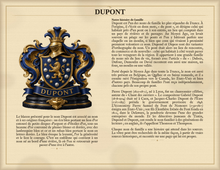 
Charger l'image dans la galerie, Exemple PDF Standard — Famille Dupont : histoire du nom et blason associé (Herald Lab)