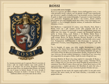 
Charger l'image dans la galerie, Esempio PDF Standard — Famiglia Rossi: storia del cognome e stemma associato (Herald Lab)